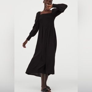 Black smock dress